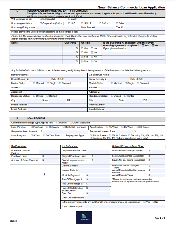 small balance doc